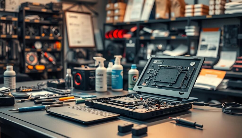 limpieza de hardware